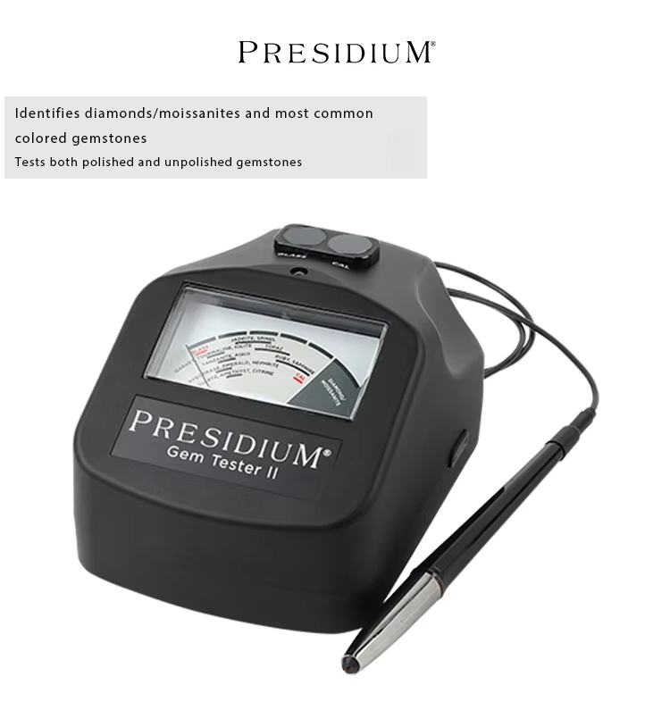 Presidium PGT‑2 Gem Tester PGT II Diamond & Gemstone Tester with Assisted Thermal Calibration (ATC) 
